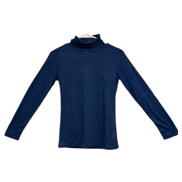 Woman’s Blue Turtleneck Long Sleeve Top Size Small NWOT - Picture 1 of 10